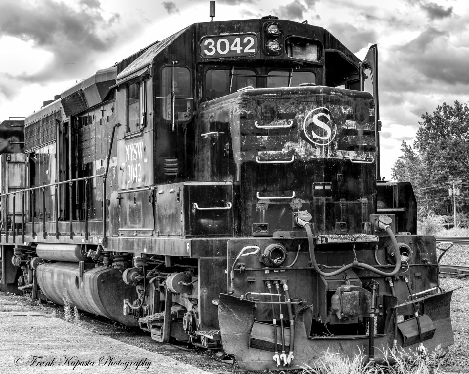 NYSW No. 3042 was found, along with some other rolling stock and engines, on old siding at the former Lakawanna Freight House in Utica, NY.