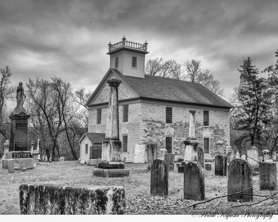 Historic Fort Herkimer Church, NY. What originally began as a single-story structure built by the original Palatine settlers at Fort Herkimer in 1753. It was part of the Fort Herkimer complex in the 1750s in the defense of the Mohawk Valley during the French and Indian War. It also served as an important focal point of defense during the Revolutionary War.